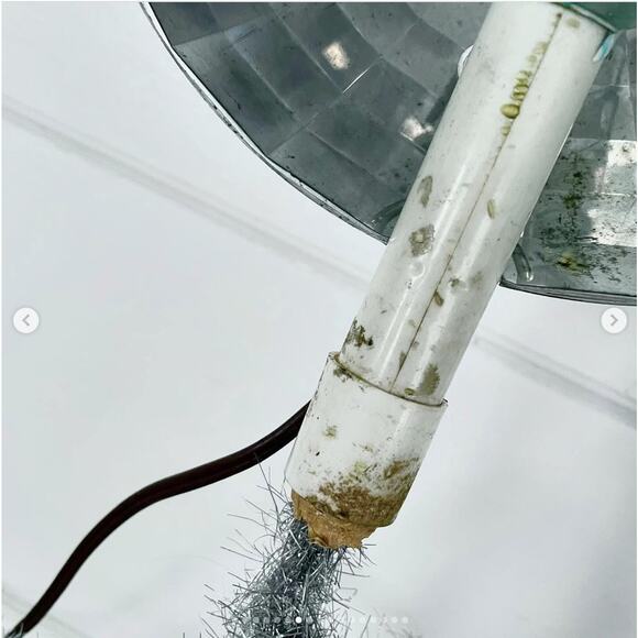 Vtg Christmas Angel Heavenly Reflecting Light Tree Topper Reflector UNTESTED - Picture 6 of 10